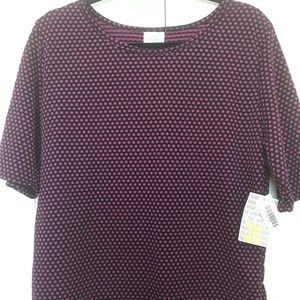 LuLaRoe pink and black Gigi